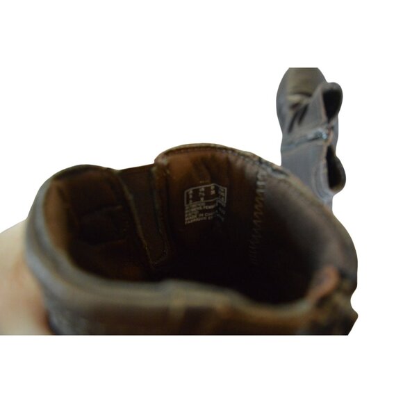 Clarks Women's Caroline Orchid Ruched Round Toe Booties Brown Leather Size 7.5 - Picture 11 of 11